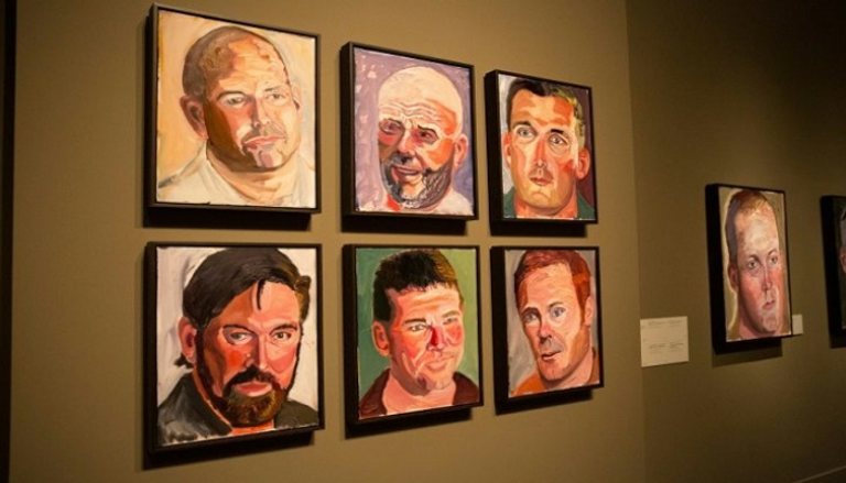 لوحات لجورج بوش تعرض في واشنطن