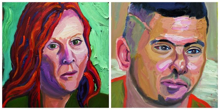 لوحات لجورج بوش تعرض في واشنطن