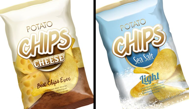 رقائق البطاطس المحظورة تحتوي على مادة 