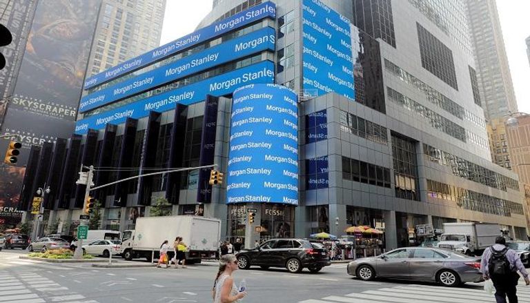 مقر بنك مورجان ستانلي في نيويورك - رويترز