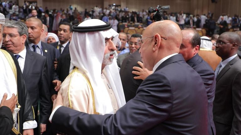 جانب من تنصيب الرئيس الموريتاني المنتخب محمد ولد الغزواني
