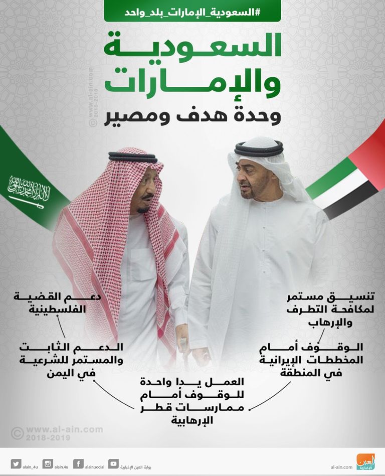الأمير محمد بن سلمان والشيخ محمد بن زايد آل نهيان