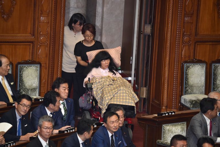 العضوان في مجلس الشيوخ الياباني