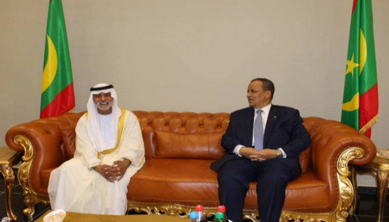 وزير الخارجية الموريتاني يستقبل وزير التسامح الإماراتي