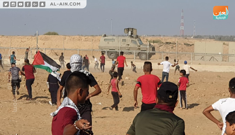 إحدى الإصابات في الجمعة الـ69 لمسيرة العودة شرقي غزة