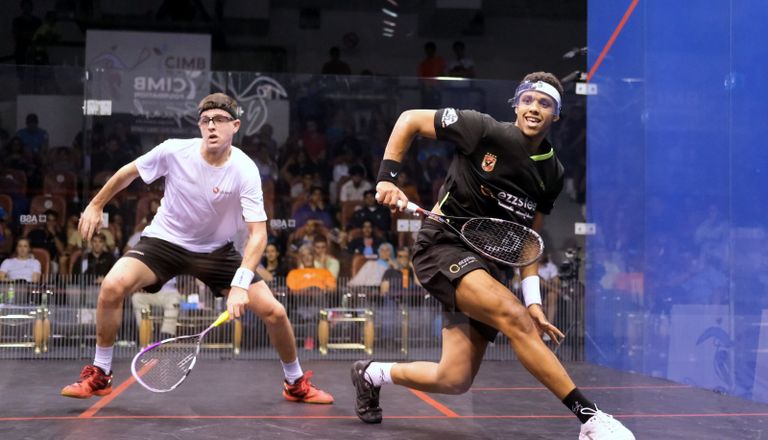 مصطفى عسل لاعب منتخب مصر للإسكواش منتخب مصر للإسكواش