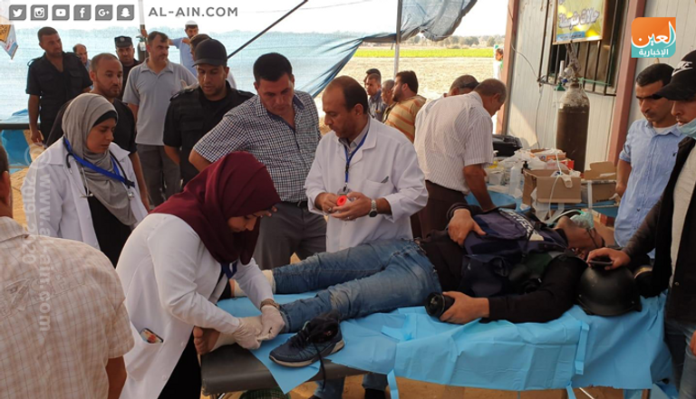 الاحتلال الإسرائيلي يواصل قمع الصحفيين الفلسطينيين أحد الصحفيين الفلسطينيين الذين اعتدى عليهم جنود الاحتلال