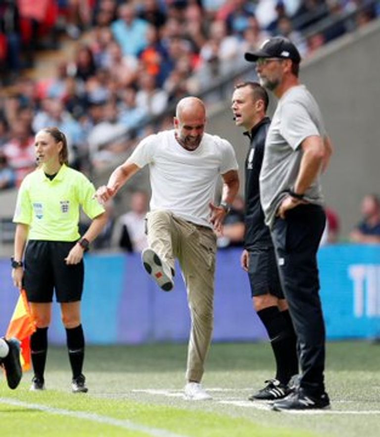 مارتين أتكينسون مع جوارديولا