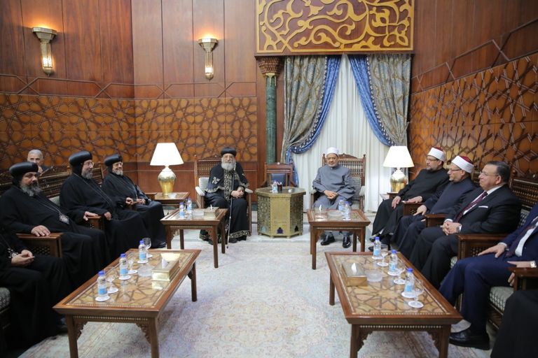 الدكتور أحمد الطيب والبابا تواضروس