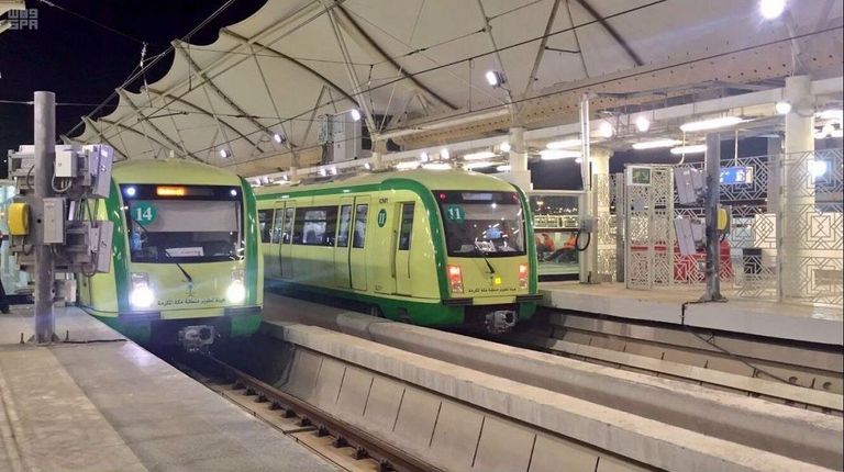 مشروع قطار المشاعر المقدسة يشتمل على 9 محطات مرتفعة عن الأرض