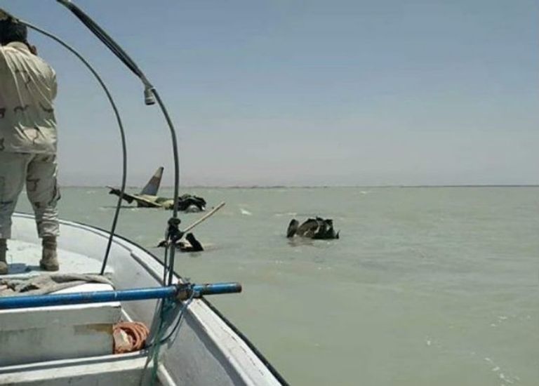 صورة متداولة للطائرة المحطمة