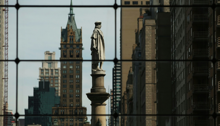 تمثال لكريستوفر كولومبوس في نيويورك