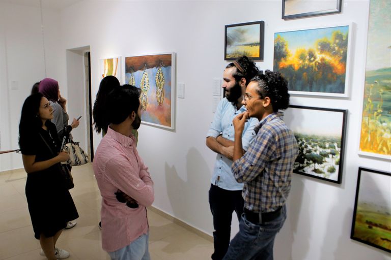 جانب من أعمال المعرض