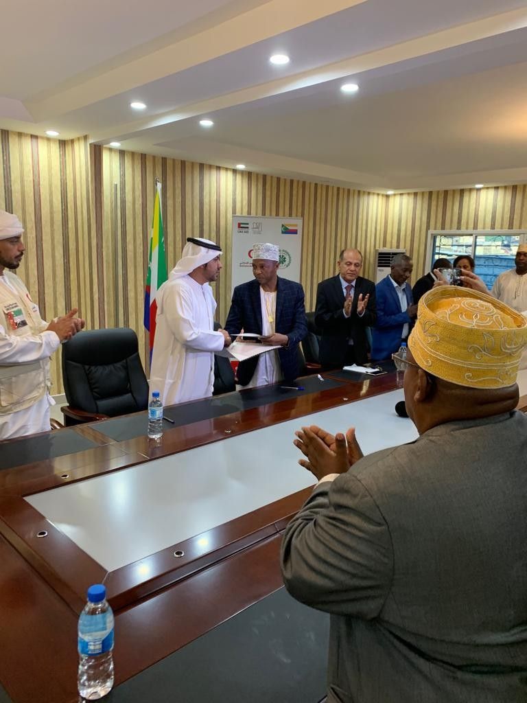 جانب من توقيع الاتفاقية