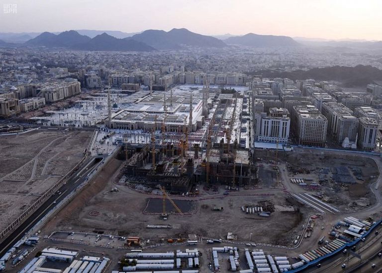 المسجد النبوي مر بتوسعات متلاحقة عبر التاريخ