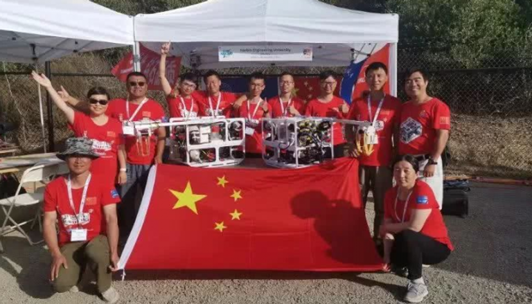 فريق صيني يحصل على المركز الـ1 بالمسابقة الدولية للروبوتات تحت الماء 