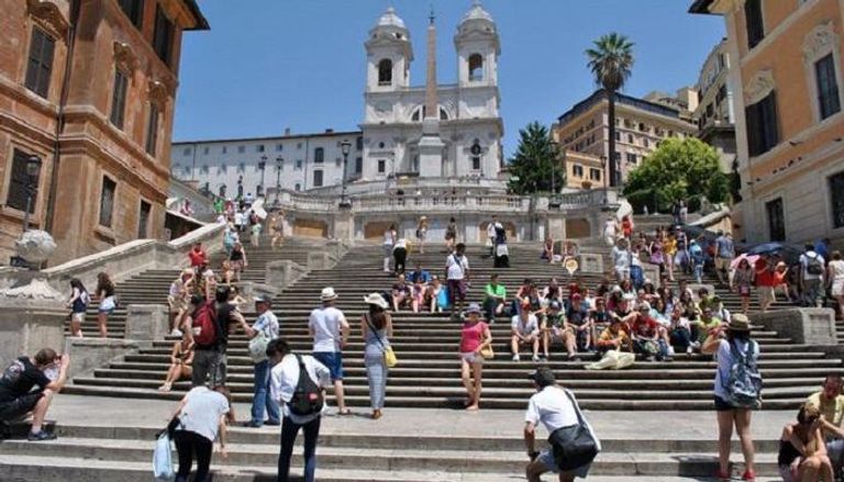الدرج الرخامي في روما