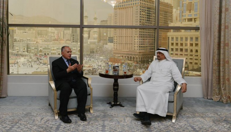 وزير الحج والعمرة السعودي يستقبل وزير الري رئيس بعثة الحج المصرية