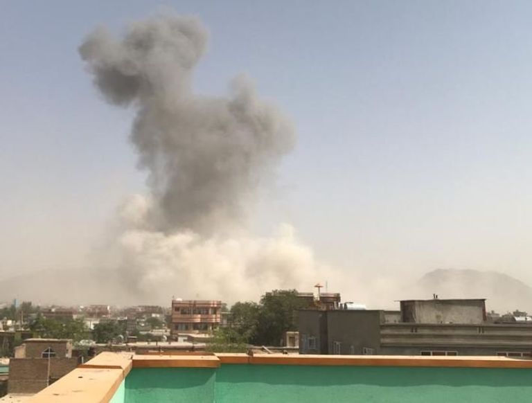 صورة متداولة لانفجار كابول انفجار سابق في أفغانستان