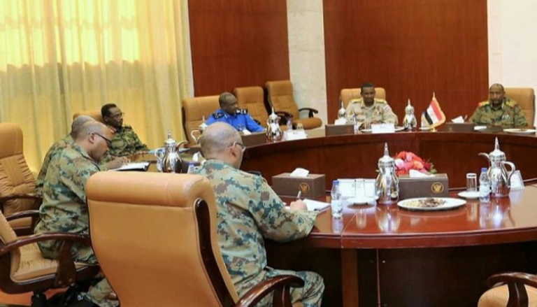أحد اجتماعات المجلس العسكري الانتقالي في السودان - أرشيفية