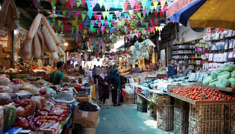 إحدى أسواق قطاع غزة - أرشيف