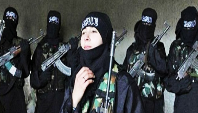 إحدى الأوروبيات المنتميات لتنظيم داعش الإرهابي- أرشيفية