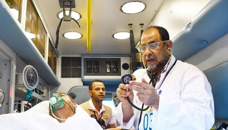 120 دكتورا رافقوا الحجاج المرضى خلال عملية التفويج