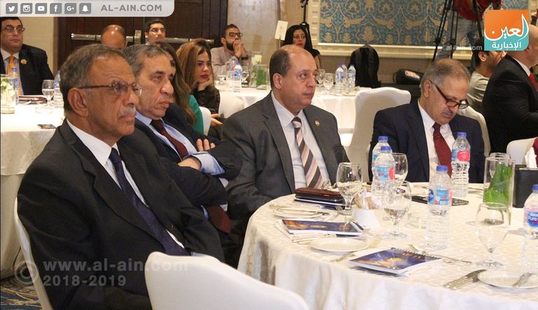 جانب من حضور المؤتمر الصحفي لـ