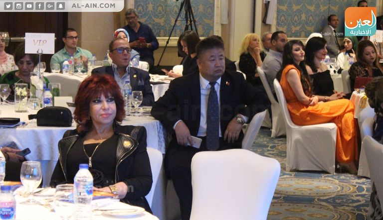 جانب من حضور المؤتمر الصحفي لـ