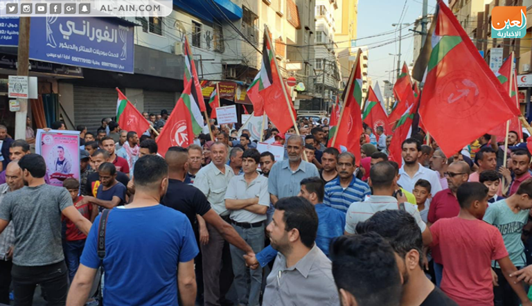 جانب من المسيرات الحاشدة بغزة ضد قمع الاحتلال