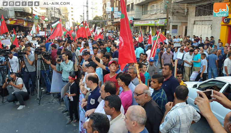 جانب من المسيرات الحاشدة بغزة ضد قمع الاحتلال