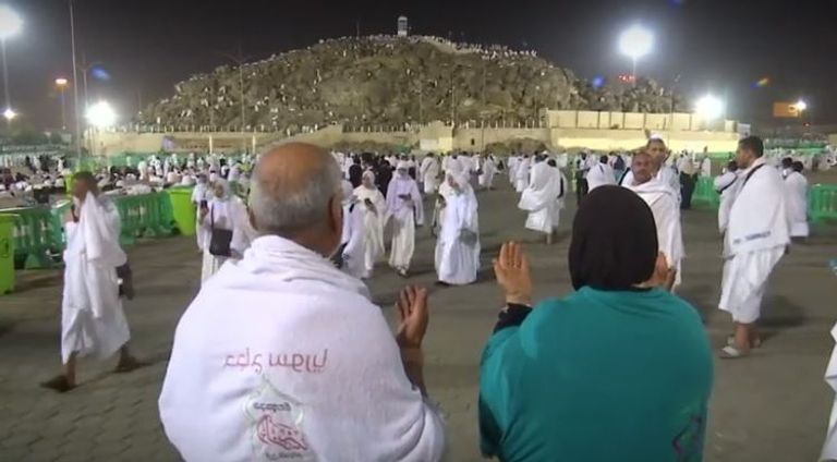 حجاج سوريون دعوا الله أن يحمي الأطفال