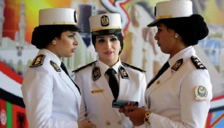 عناصر من الشرطة النسائية المصرية - أرشيفية