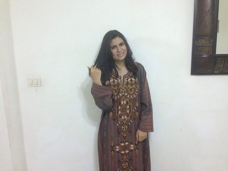 الممثلة الليبية سلمى المنفي - أرشيفية