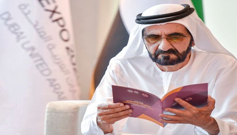 الشيخ محمد بن راشد آل مكتوم يزور موقع إكسبو 2020 دبي