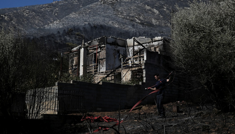 183 حريقا في اليونان خلال 72 ساعة 