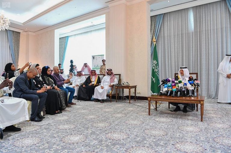 جانب من وقائع المؤتمر الصحفي