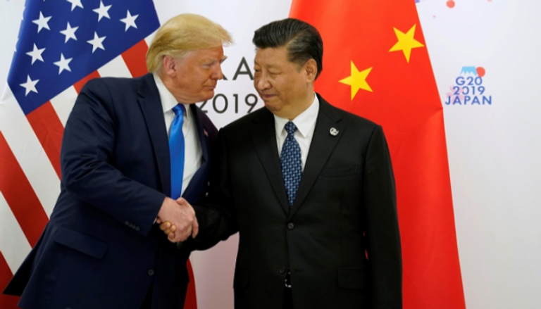 الرئيسان الأمريكي دونالد ترامب والصيني  شي جين بينغ