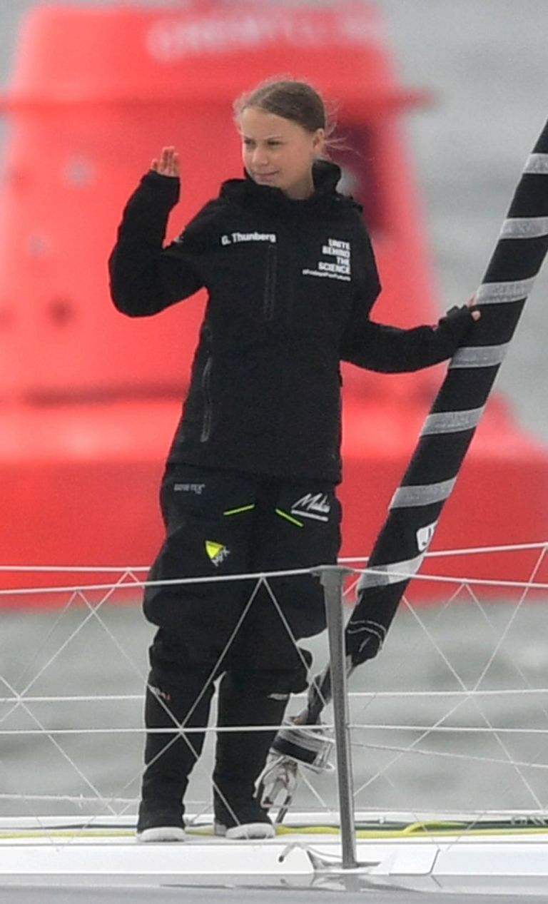 الناشطة السويدية الشابة المعنية بالمناخ جريتا ثونبرج