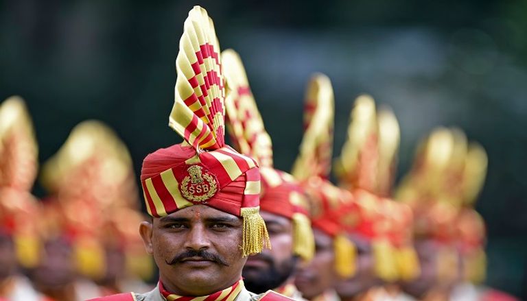 جانب من احتفالات الهند باستقلالها الـ73