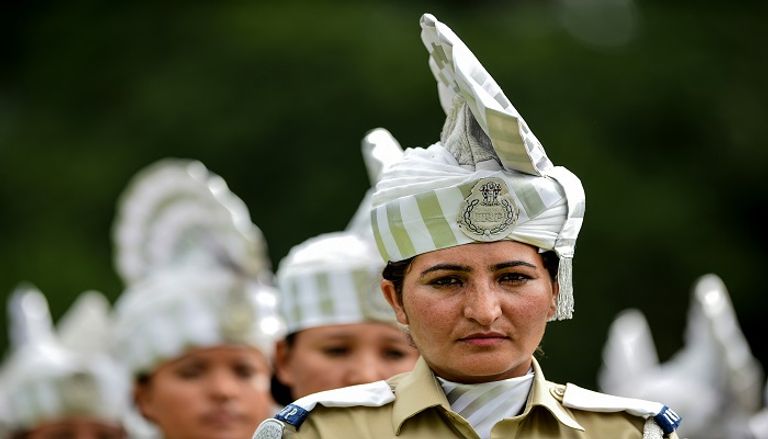 جانب من احتفالات الهند باستقلالها الـ73