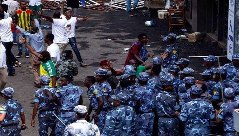 انتشار قوات الأمن عقب انفجار إرهابي بإثيوبيا - صورة أرشيفية