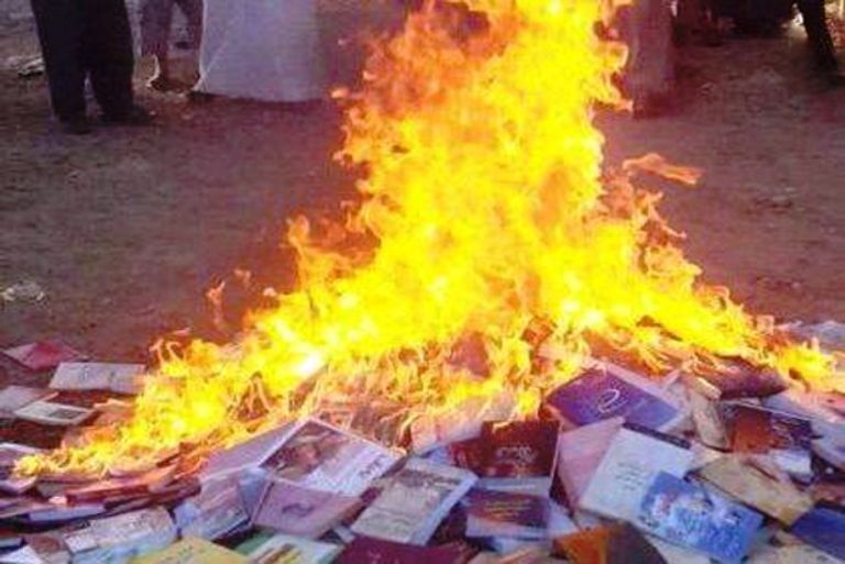 Сжигать украинцев. Сожжение книг вандализм. Сжигаем учебники.