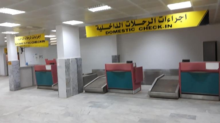 مطار سبها يعود للعمل بعد تحرير الجنوب من المليشيات