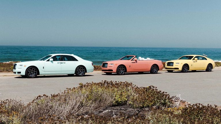 سيارات رولز رويس المشاركة بالمعرض