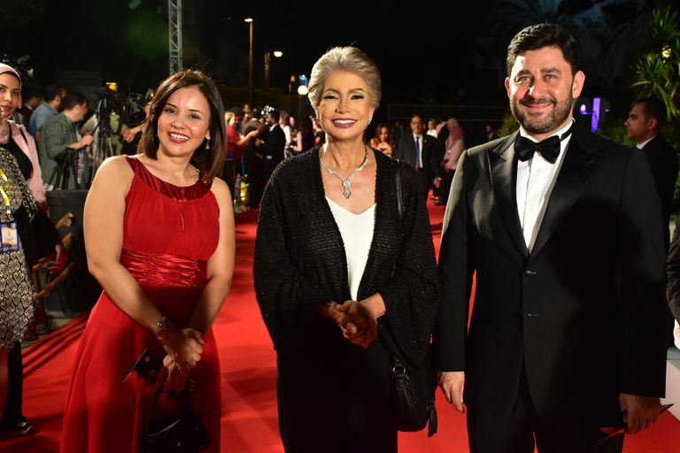 الفنانة القديرة سميحة أيوب أثناء تكريمها