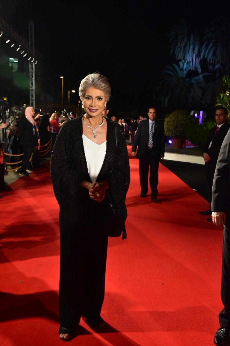 الفنانة القديرة سميحة أيوب أثناء تكريمها