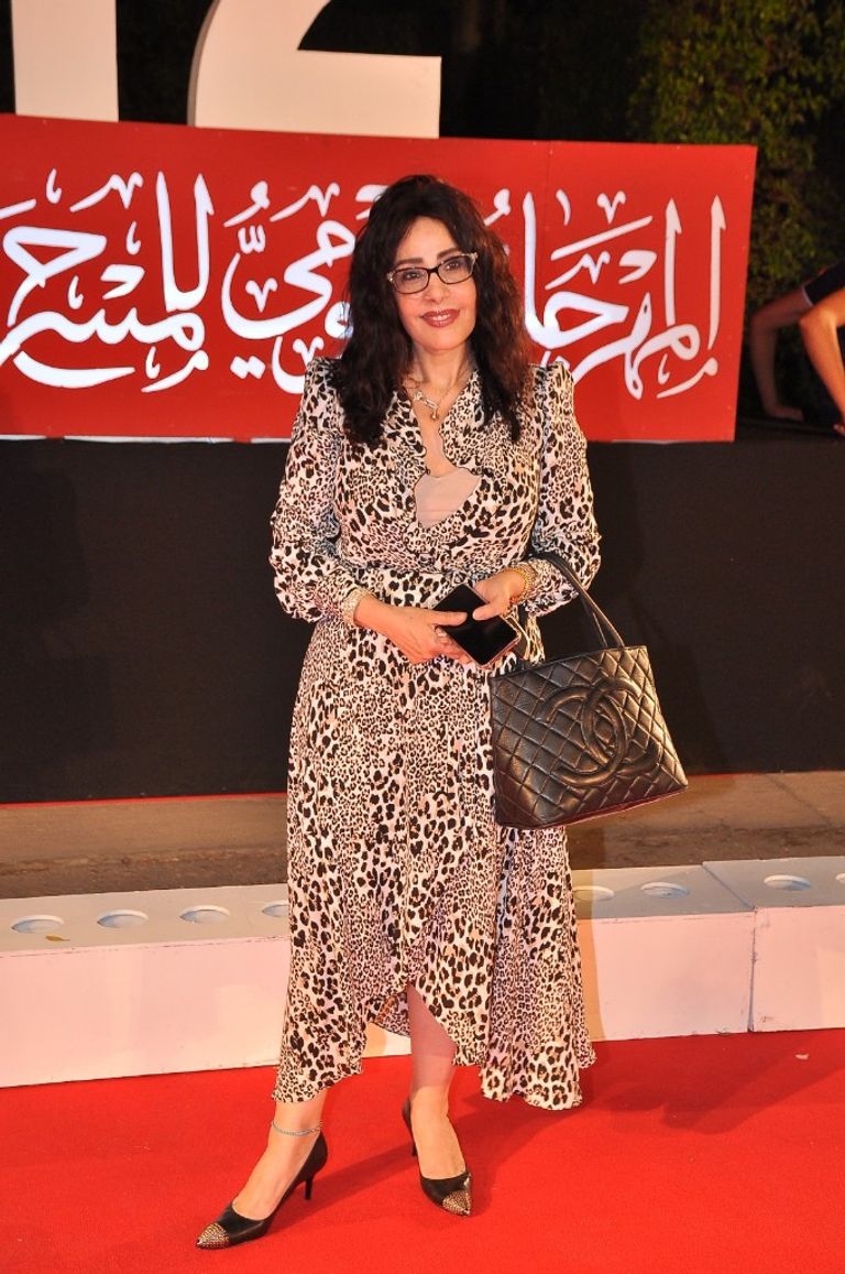 الفنانة القديرة سميحة أيوب أثناء تكريمها