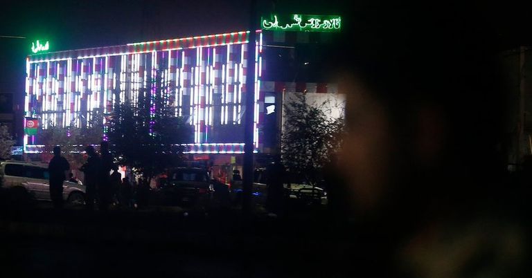 صور متداولة لقاعة الزفاف صور متداولة لضحايا الانفجار في حفل الزفاف بكابول