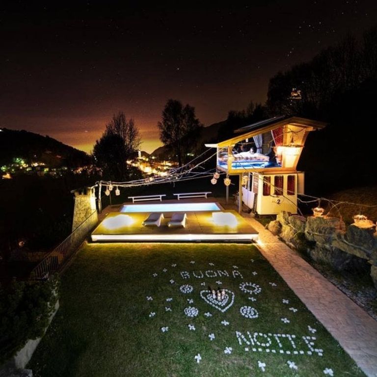 غرفة كابينة التلفريك الإيطالية